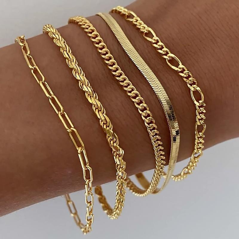 5-teiliges Classic Armband Stack